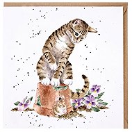 Wrendale Designs Wish Cat and Mouse - Greeting Card