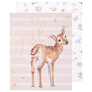 Wrendale Designs Baby Boy Birth Card Fawn - Greeting Card