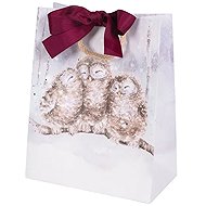 Wrendale Designs Christmas gift bag, medium Owls - Gift Bag