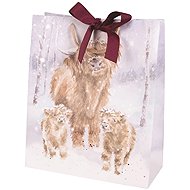 Wrendale Designs Christmas Gift Bag, Large Cows - Gift Bag