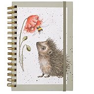Wrendale Designs Ring notebook A5 Hedgehog and bumblebee - Journal