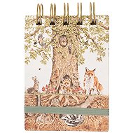 Wrendale Designs Mini Ring Notebook B7 Forest Animals - Journal