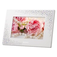 SONY DPFD720WI swarovski elements white - Digital Photo Frame