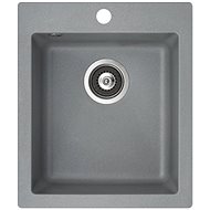 AQUASANITA Simplex 425 Alumetallic - Granite Sink
