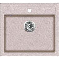AQUASANITA Quadro 565 Beige - Granite Sink