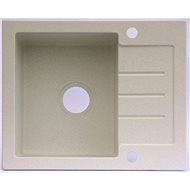 MARMORIN Tellur 590.5E, White - Granite Sink