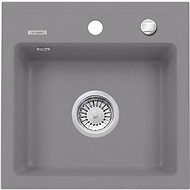 DEANTE Zorba 440E Grey Metallic - Granite Sink
