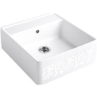 VILLEROY & Boch Tradition 595 White Ceramic La Rose - Ceramic Sink