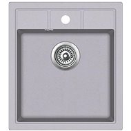 AQUASANITA Nova 460E Alumetallic - Granite Sink