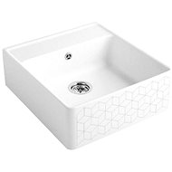 VILLEROY & BOCH Single 595 Mosaic White Ceramic Mosaic - Ceramic Sink