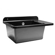 ZELVO Compact 505 Black silvery - Washbasin