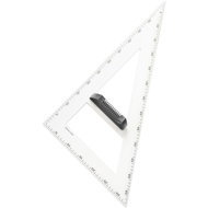 WISSNER magnetic triangle 60°, 60 cm, white - Ruler