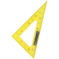 WISSNER table triangle 60°, 60 cm, yellow - Ruler