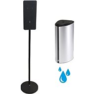 DONNER MOUNT without Drip Black + DONNER DROP (Gel) Silver - Disinfection Stand