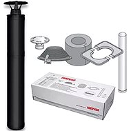 HARVIA Sauna chimney WHP1500 Steel - SET, black - Sauna Chimney