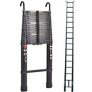 M×M Aluminium telescopic ladder, 6,2m , 16 rungs - Ladder