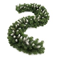 AGA Christmas garland 270 cm green and white - Garland