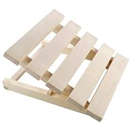 ELIGA Sauna headrest, wooden, 400 × 370 mm, infinitely adjustable - Sauna Headrest