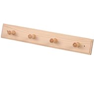 ELIGA Wooden sauna rack, 4 hooks - Decoration