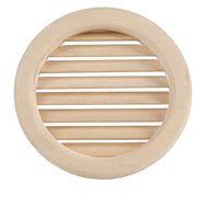 ELIGA Sauna ventilation - wooden, 138 mm, lime - Sauna Ventilation