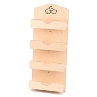 ELIGA Wooden box for 4 glasses in front of the sauna entrance - Decoration