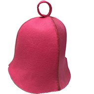 NATURE Sauna cap Pink, felt - Sauna Hat