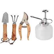 Esschert Design Stainless steel tool set for houseplants including sprayer - Garden Tool Set