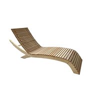 SENTIOTEC Sauna lounger - reclining, lime - Camping Lounge Chair