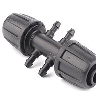 MxM Coupling for Soaker Hose - 2 x 16 mm, 4 x 4/7 mm - Hose Coupling