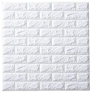 ALUM 3D white brick wall panel 70 × 77 cm - Self-Adhesive Wall Tiles