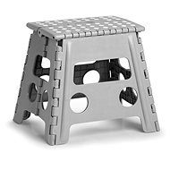 ZELLER Folding stool medium light grey 37 × 30 × 32 cm, load capacity 150 kg - Stool