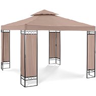 Uniprodo Garden gazebo / folding tent 3 × 3 × 2,6 m beige - Garden Gazebo