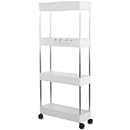 Verk 24055 Cabinet on wheels, 4 shelves white - Shelving Unit