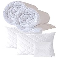Kaptan Set Good night 2 × pillow 70 × 90 cm + 2 × duvet 140 × 200 cm + gift pillow 40 × 40 - Bedding Set