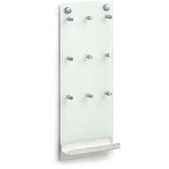 ZELLER Glass key rack 15 × 6 × 40 cm - Key Holder