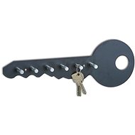 ZELLER Key rack wall motif key, grey 35 × 4 × 12 cm - Key Holder