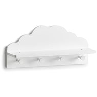 ZELLER Children's wall rack for clothes white 48 × 12 × 22 cm - Coat Hanger