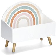 ZELLER Dětský úložný box na hračky motiv duha 58 × 28 × 52 cm - Úložný box