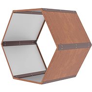 G21 HEX 53 - 92 × 60 cm, brown - Woodshed