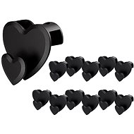 Verk 27011 Hanger hooks 12 pcs, black - Hanger
