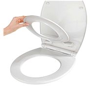 Wenko Toilet seat with child cover, with free fall mechanism - Toilet Seat