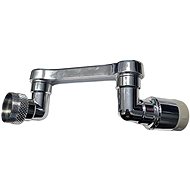 Leventi Swivel Extension Faucet Silver - Faucet Spout