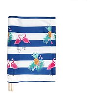 KIK KX3845 Beach screen 6 m with tropical pattern - Room Divider