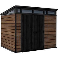 KETER Garden house Signature 9 × 7 Walnut, with floor - Garden Shed