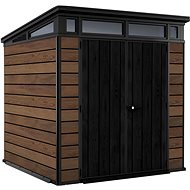 KETER Garden house Signature 7 × 7 Walnut, with floor - Garden Shed