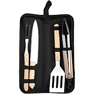 DOCHTMANN Grilling tools set of 5, 37 × 12,5 × 4,3 cm - Grill Set