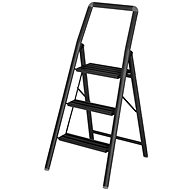 WENKO aluminium steps, 3 rungs - Stepladder
