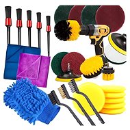 Verk 11401 Set of cleaning brushes and polishing discs for drill 27 pcs - Accessory Kit