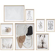 Atmosphera Abstract Wall Posters 8 pcs - Painting