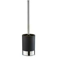 ZELLER Toilet brush black, silver, plastic matt 10 × 41cm - Toilet Brush